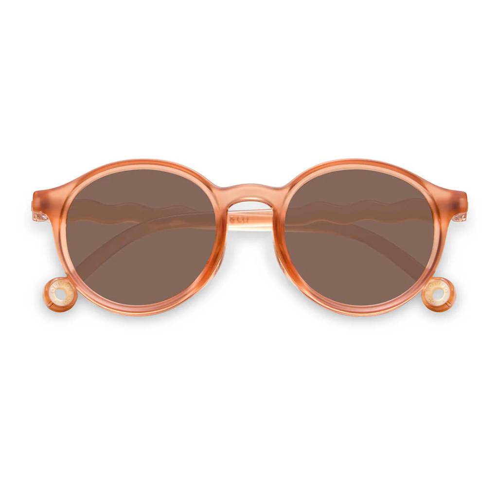 KIDS Oval Sunglasses-Breakfast Art-Fig Pink 3-5 Jahre