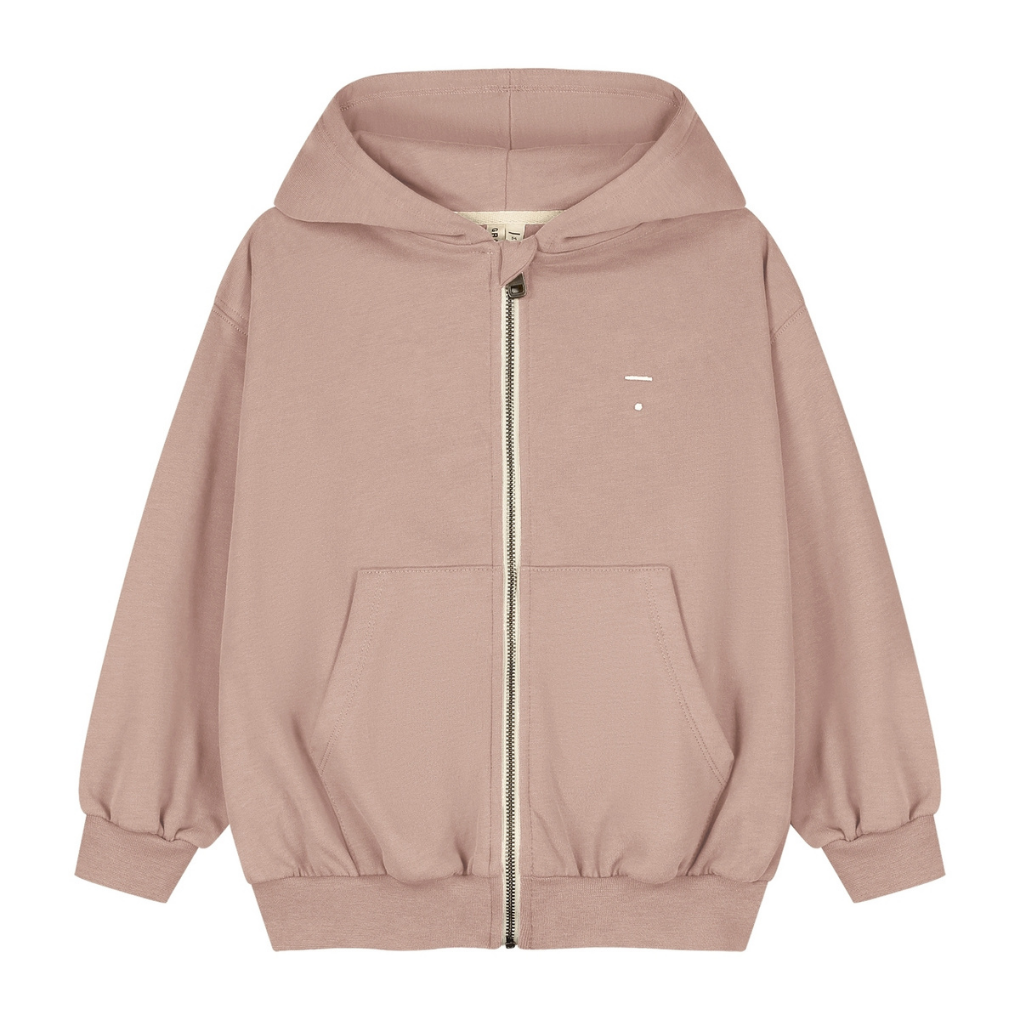 Kapuzen-Cardigan mit Reissverschluss