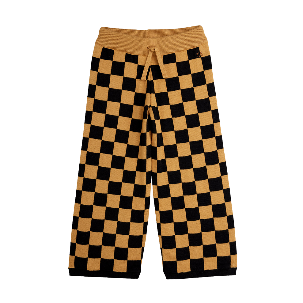 Chess Check Knitted Trouser