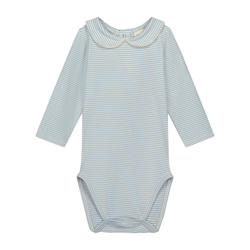 Body mit Kragen Sky - Cream