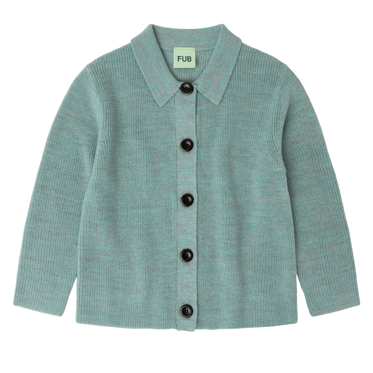 Cardigan aqua melange