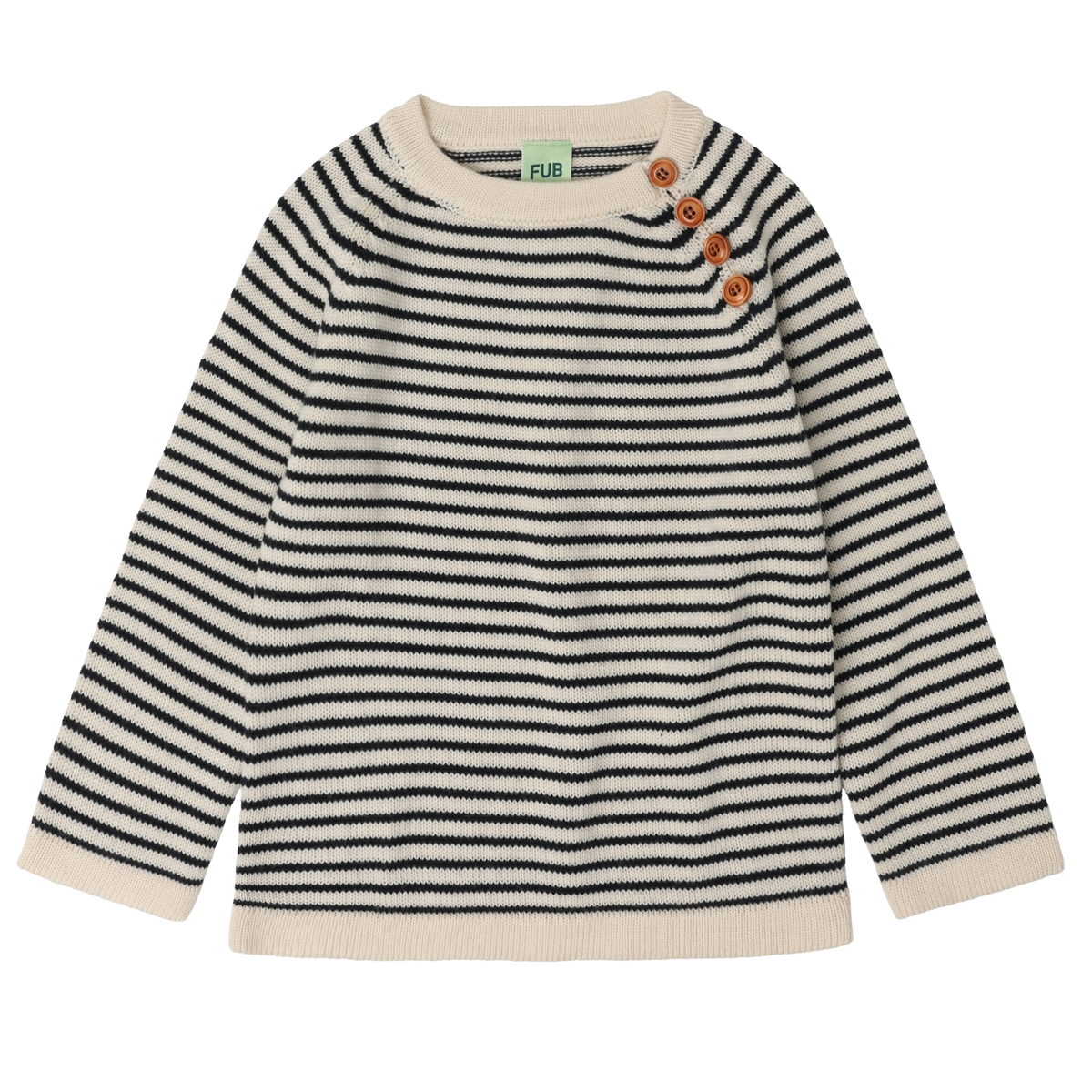 Sweater ecru/dark navy