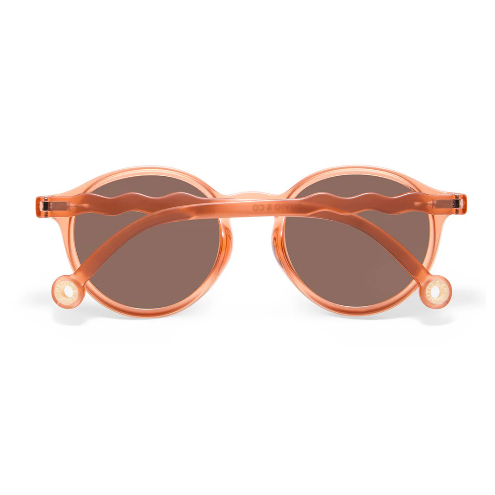 JUNIOR Oval Sunglasses-Breakfast Art-Fig Pink 5-12 Jahre