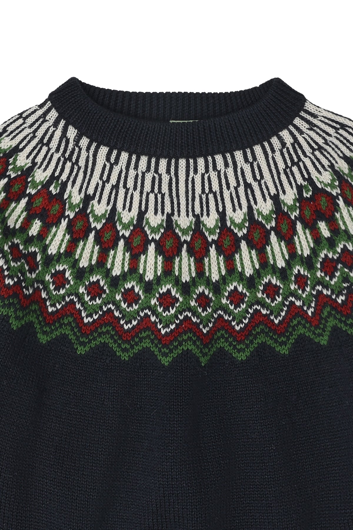 Fair Isle Sweater dark navy