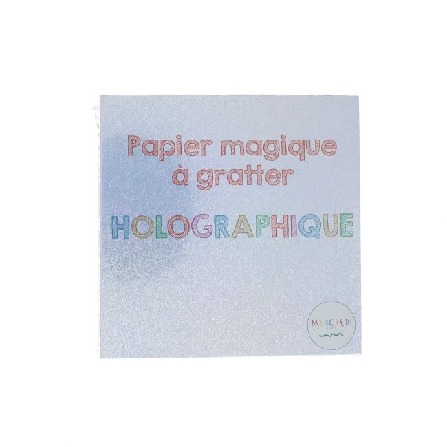 Hologramm Kratz Papier