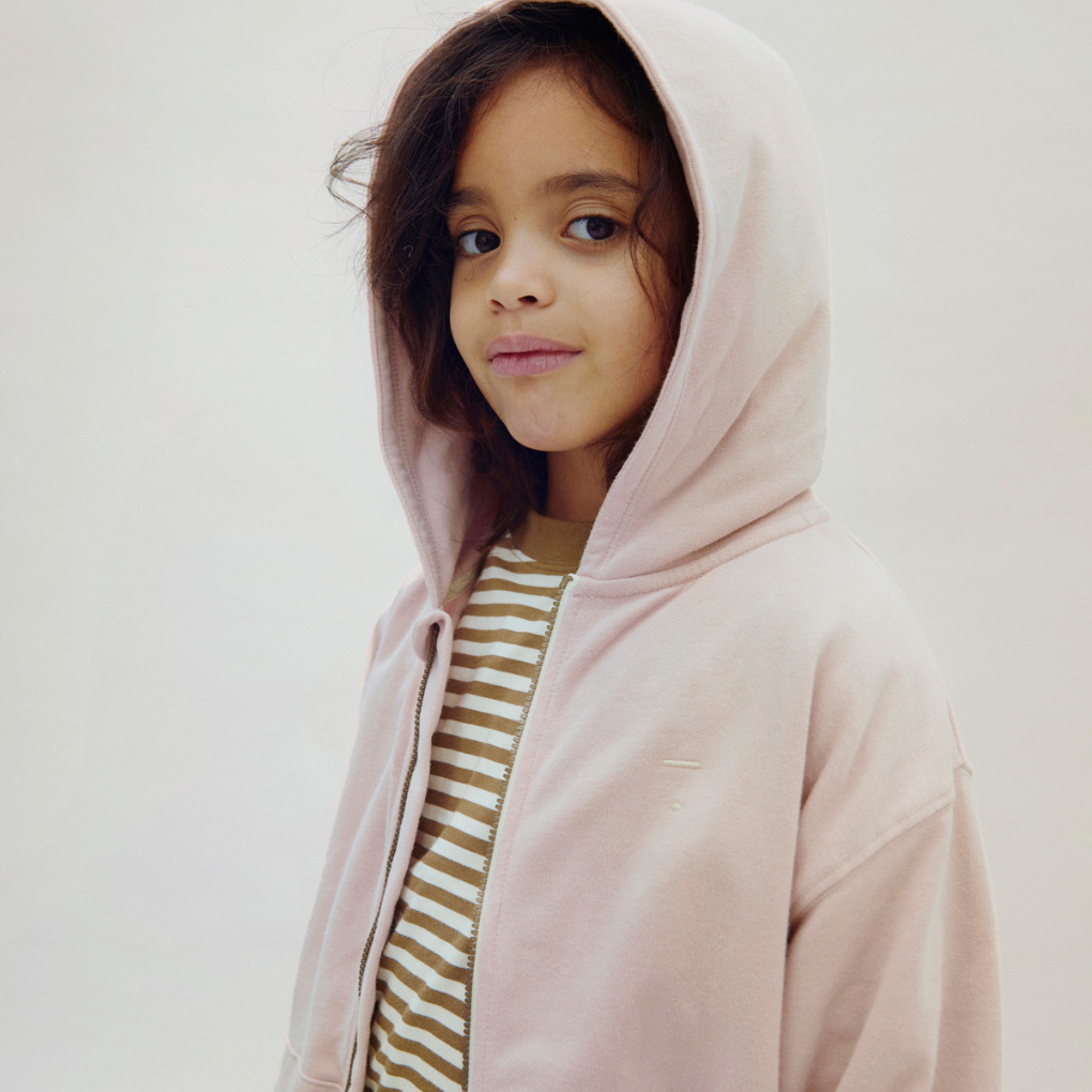 Kapuzen-Cardigan mit Reissverschluss