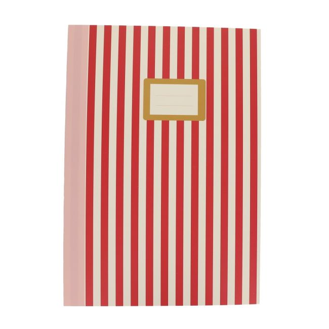 Notizheft gestreift