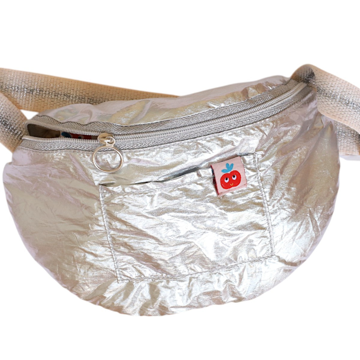 Bauchtasche Kinder silber Vichy Chéri