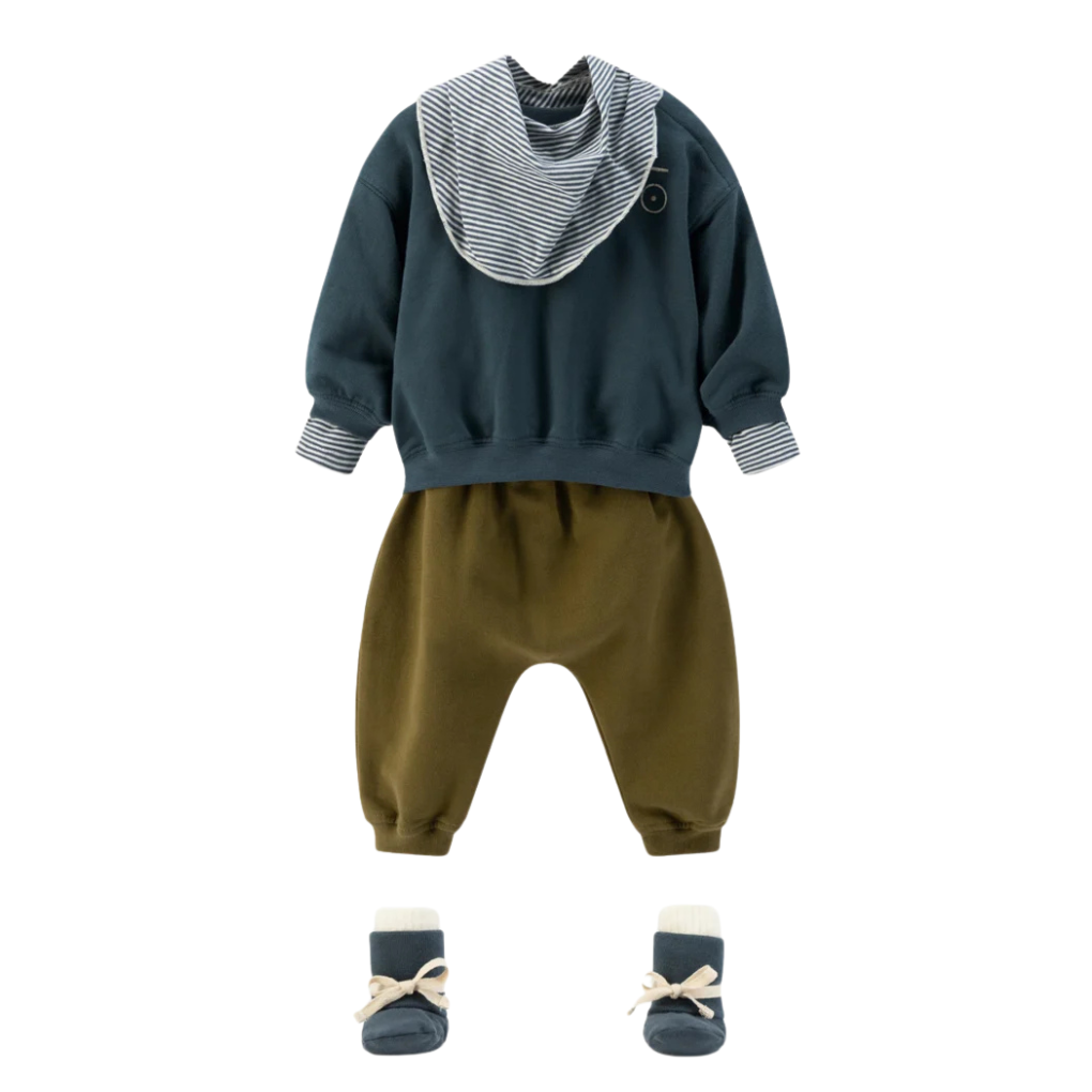 Baby Sweater Blue Grey