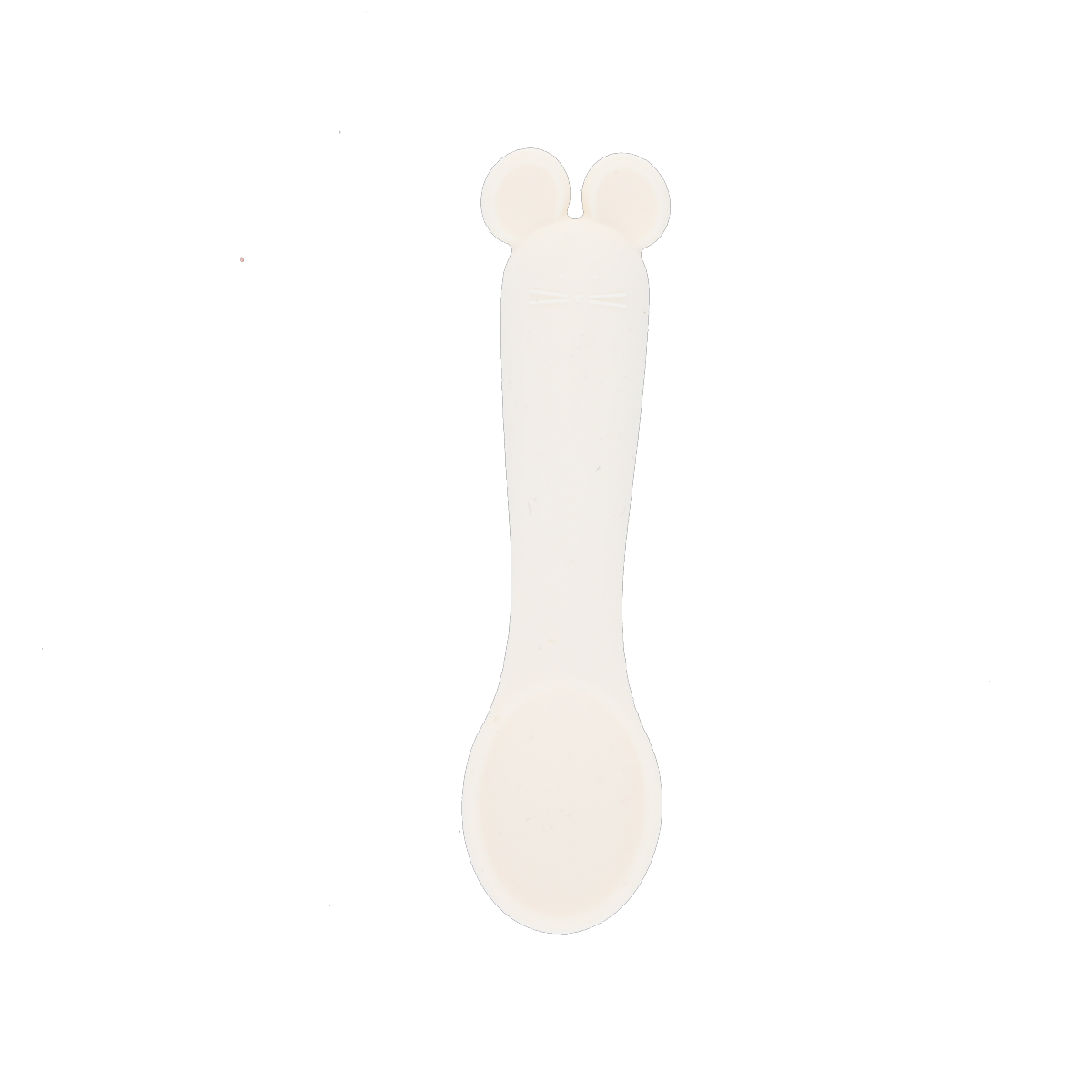 Silikonlöffel Maus écru