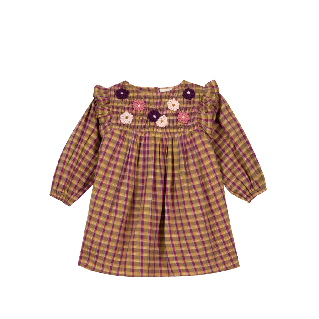 KLEID MIRTLE CARREAUX SWINGING LONDON