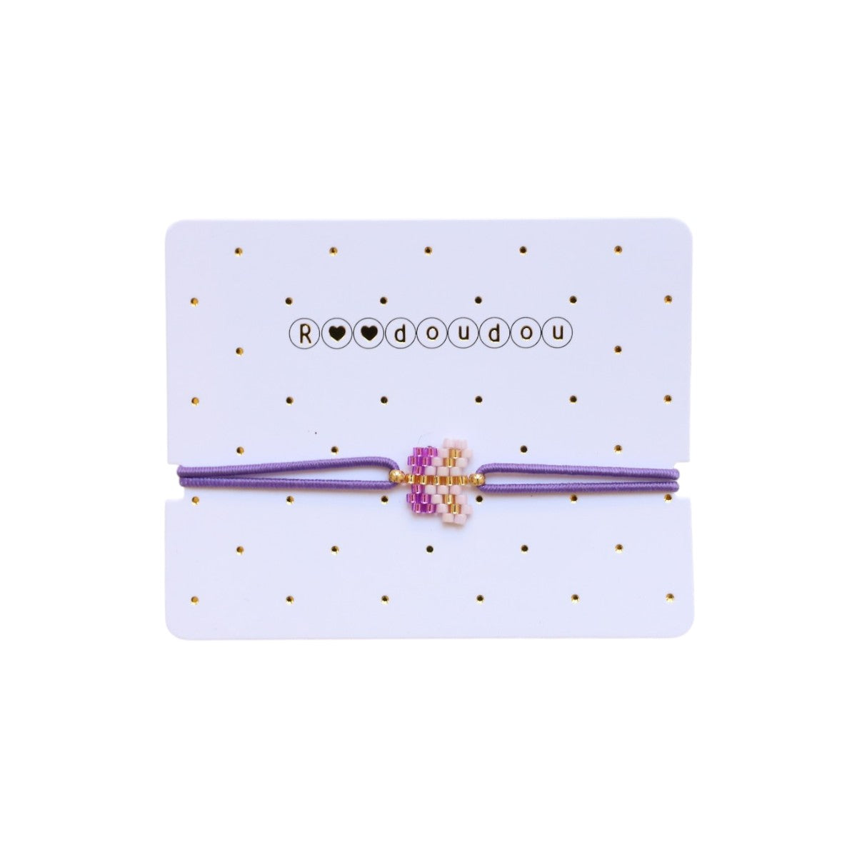 Armband Schmetterling violett