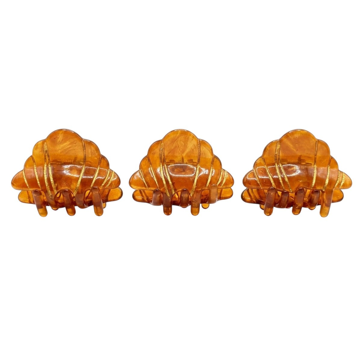 Haarklammern Mini Croissants