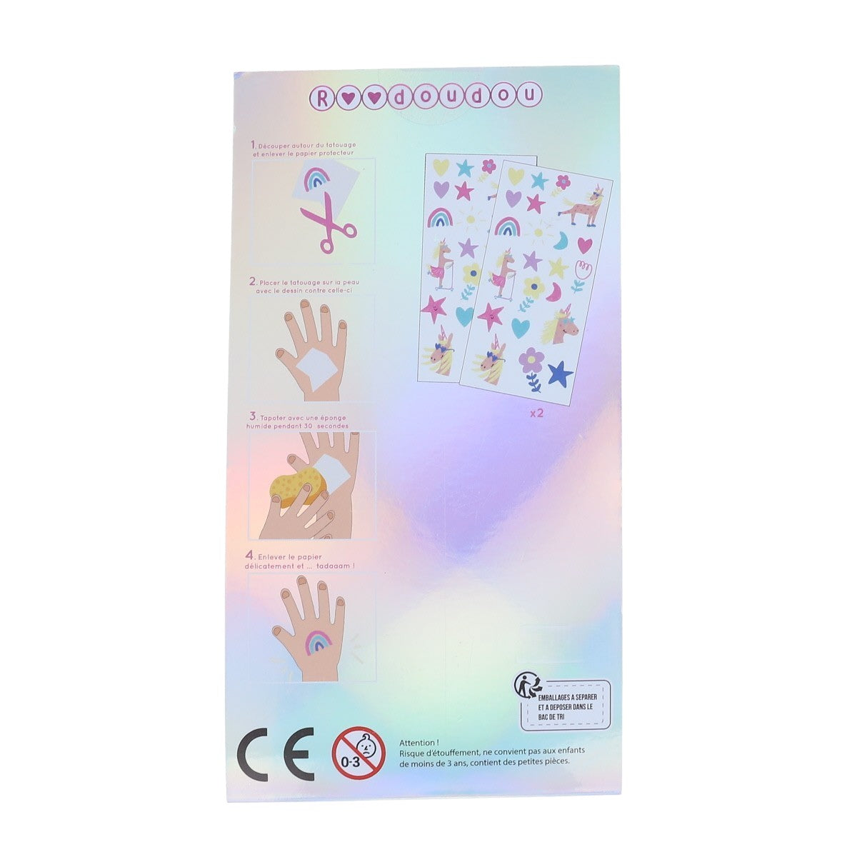 Tattoo Set Einhorn