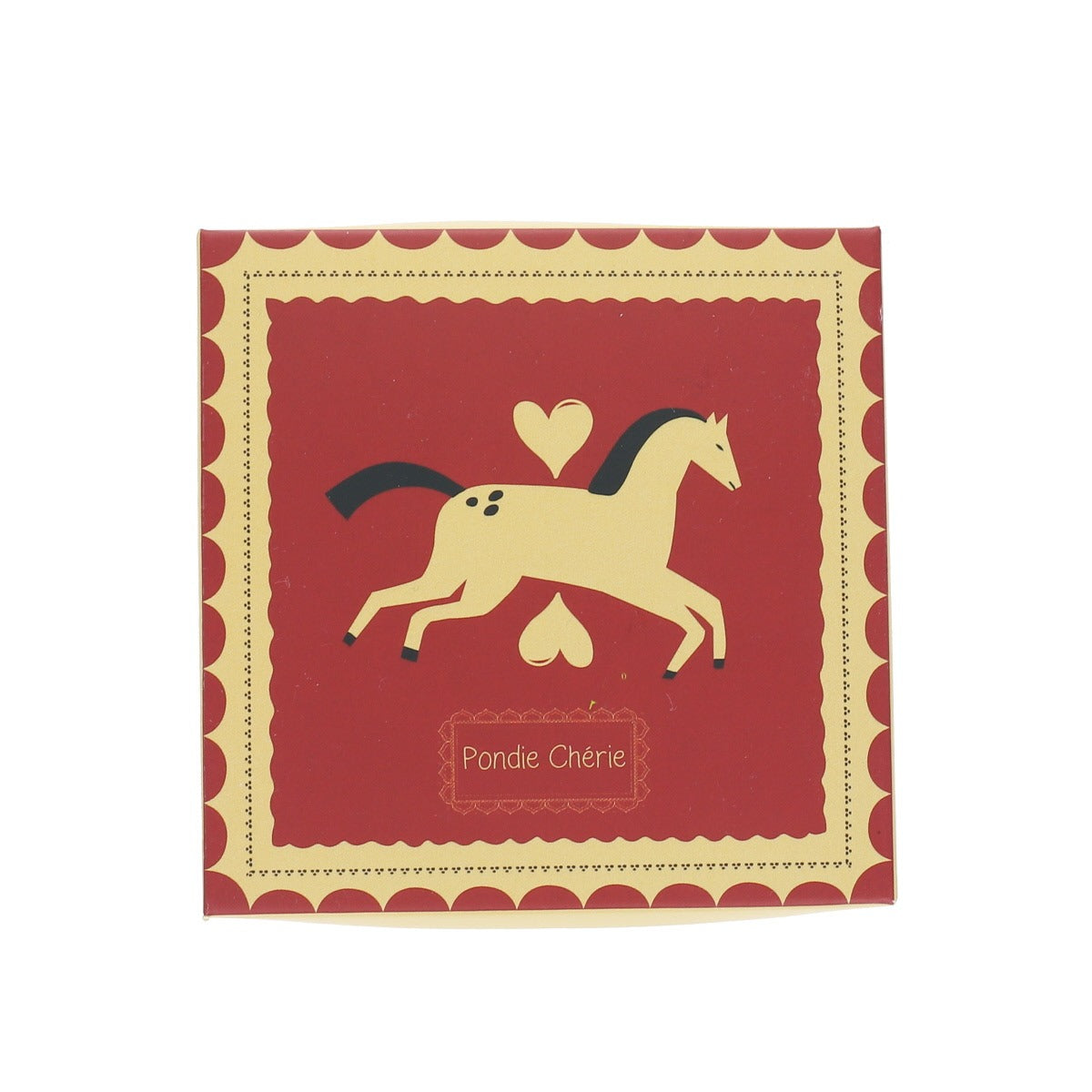 Ohrringe Perlen Herz und Pferd Carmina