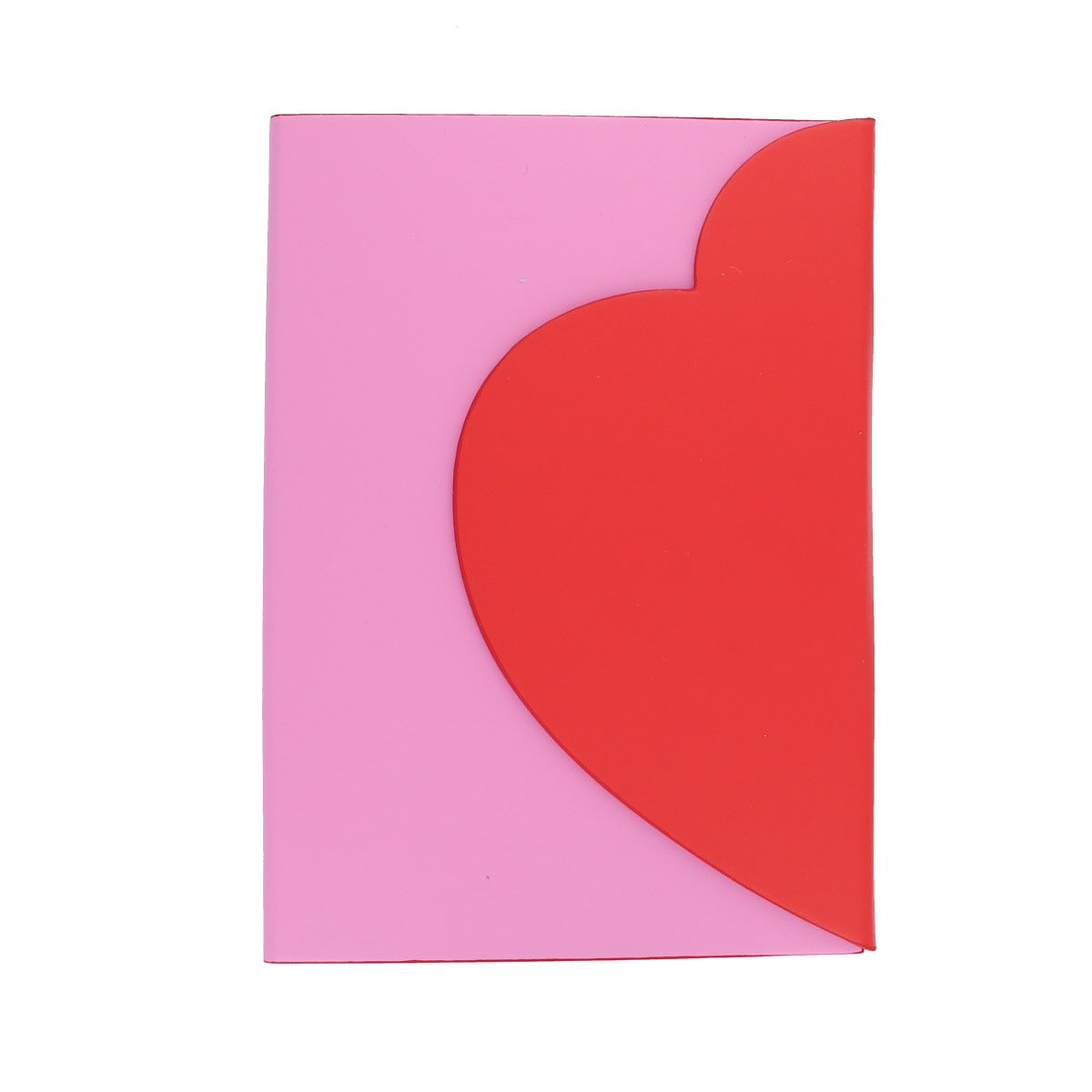 Notizheft rosa mit Herz