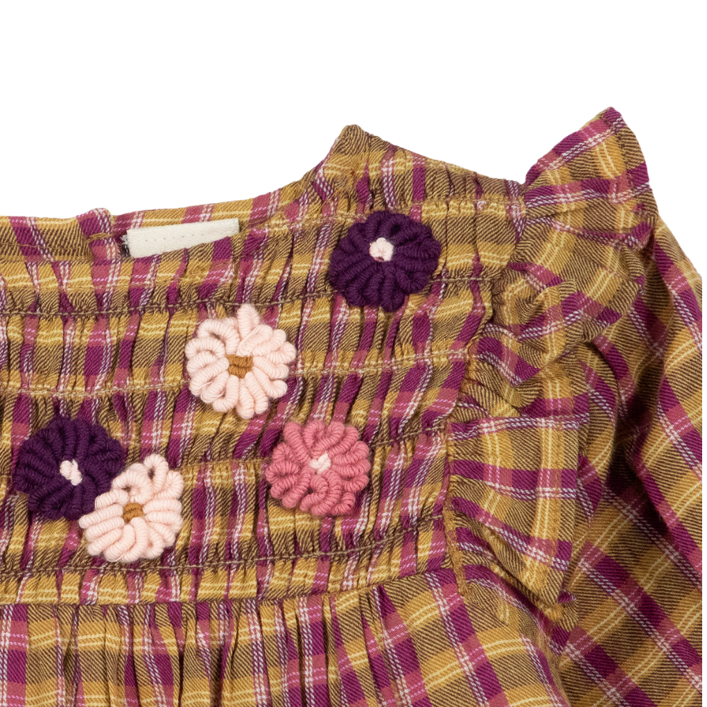 KLEID MIRTLE CARREAUX SWINGING LONDON