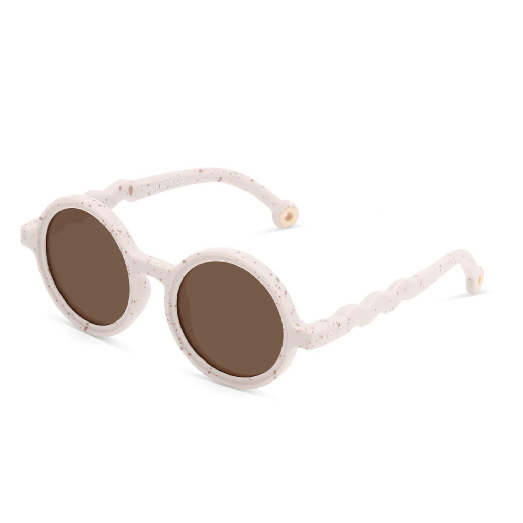 BABY Round Sunglasses-Gelato Summer-Vanilla Brownie 0-18m