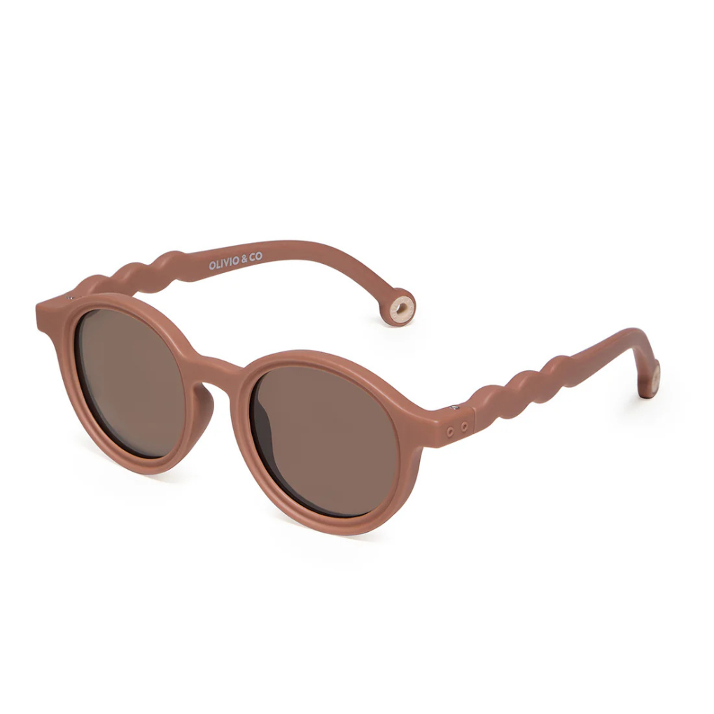 TODDLER Oval Sunglasses-Gelato Summer-Chocolate 18-36m