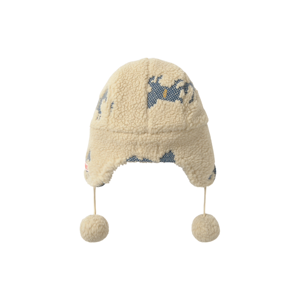 Horses Sherpa Earflap Beanie