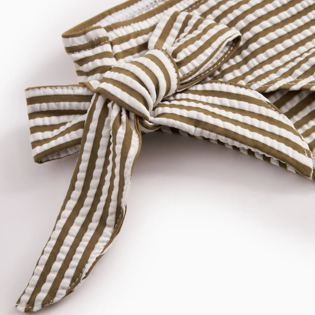 Badehose Swirr Dark Bronze Stripe