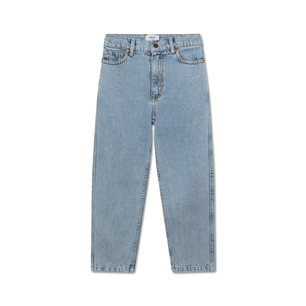 5 Poket Jeans mid washed blue