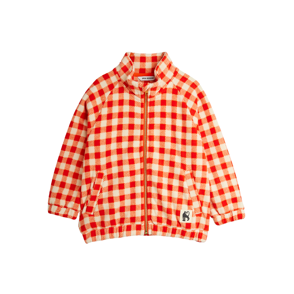 Gingham Fleecejacke