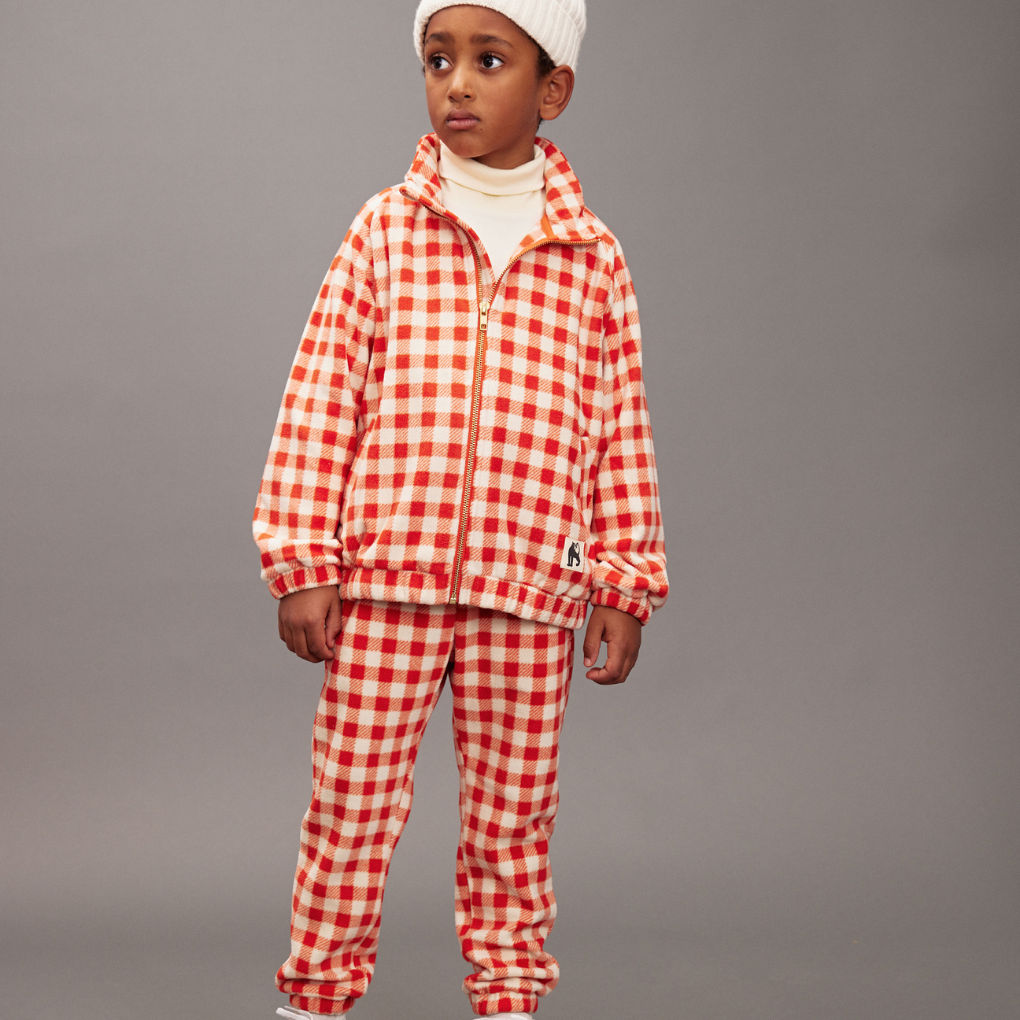 Gingham Fleecehose
