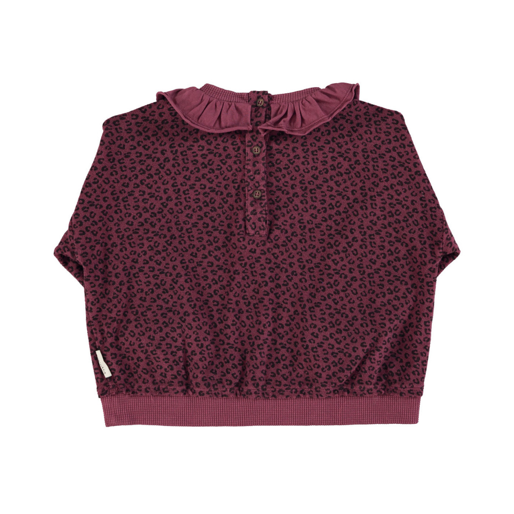 Frottee-Baumwoll-Sweatshirt