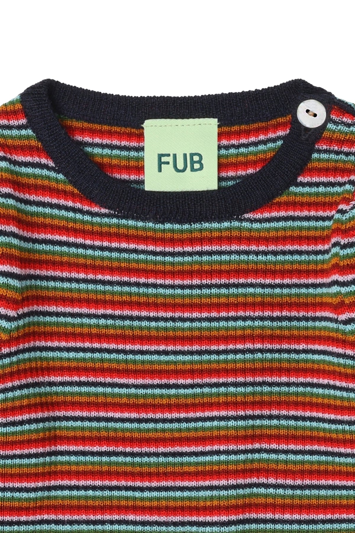 Baby Rib Blouse multi stripe
