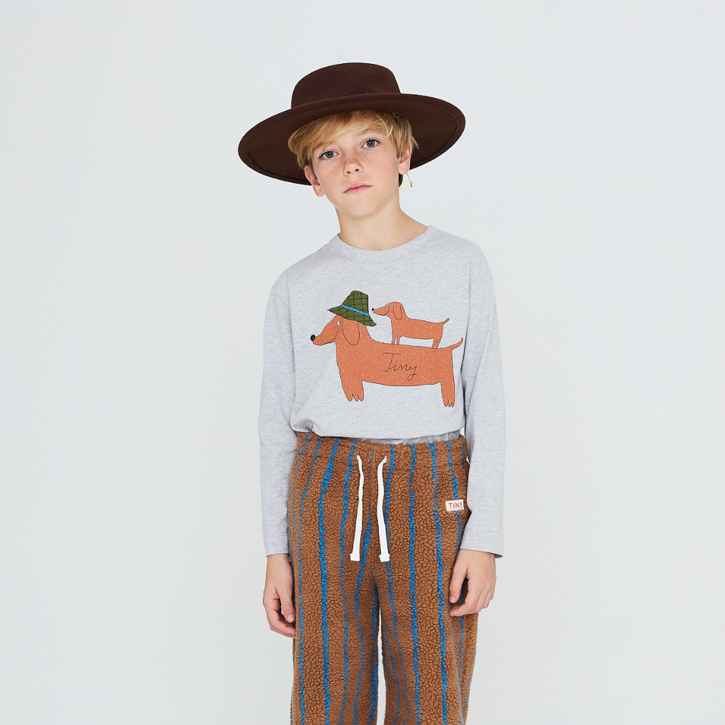 Two Dogs Graphic Sleeve Tee