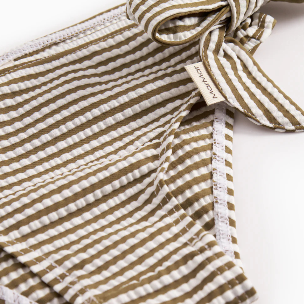 Badehose Swirr Dark Bronze Stripe