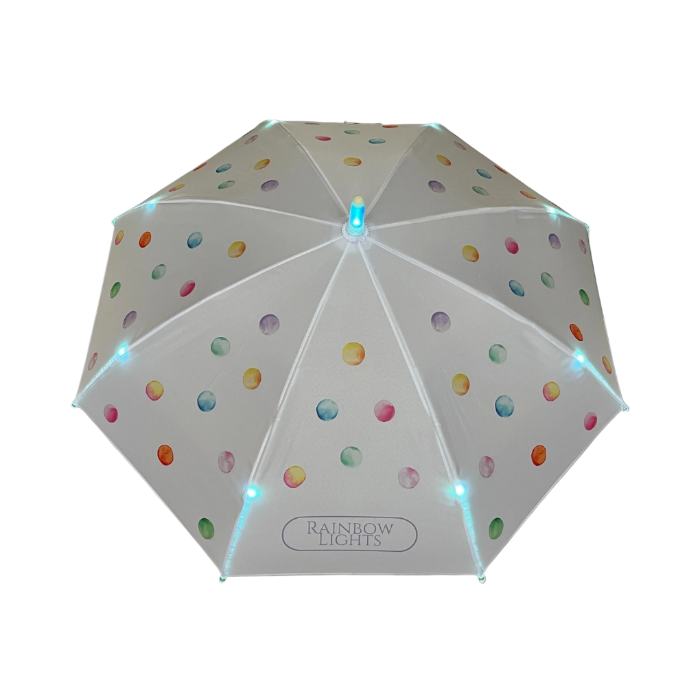 Regenschirm Rainbow Lights