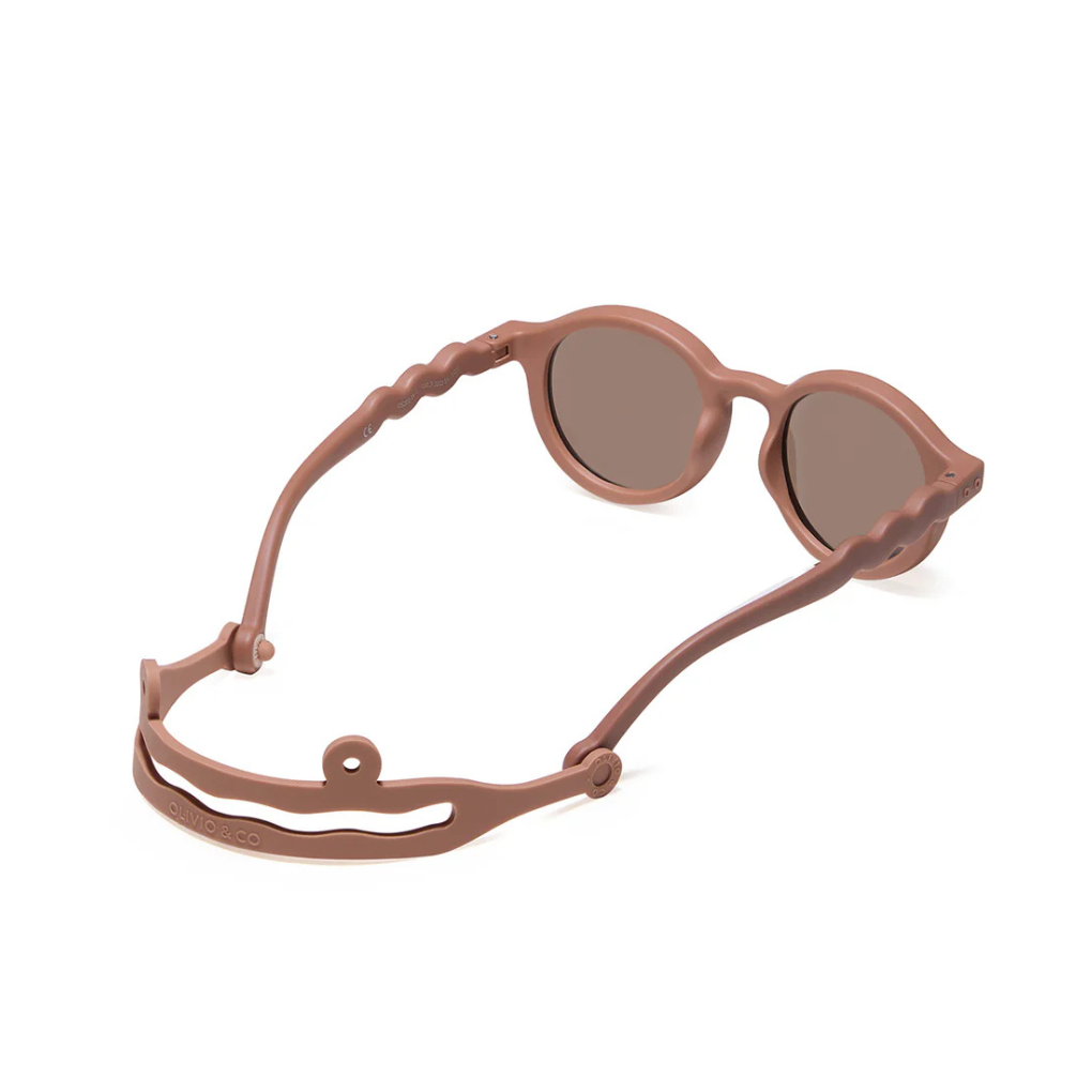 TODDLER Oval Sunglasses-Gelato Summer-Chocolate 18-36m