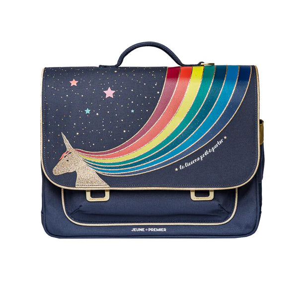 Schultasche Midi - Unicorn Gold