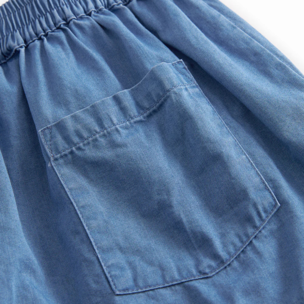 Pinon Shorts, Blue Denim