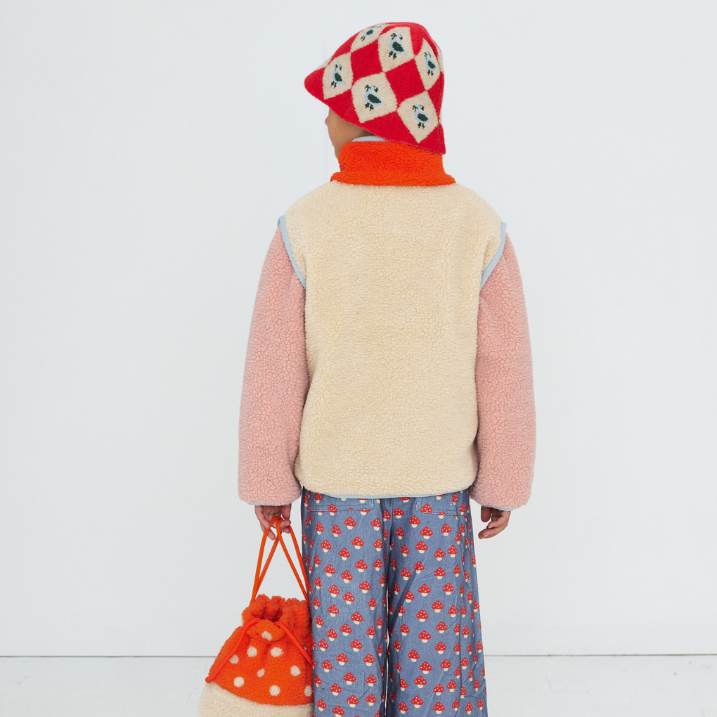 Color Block Sherpa Jacket