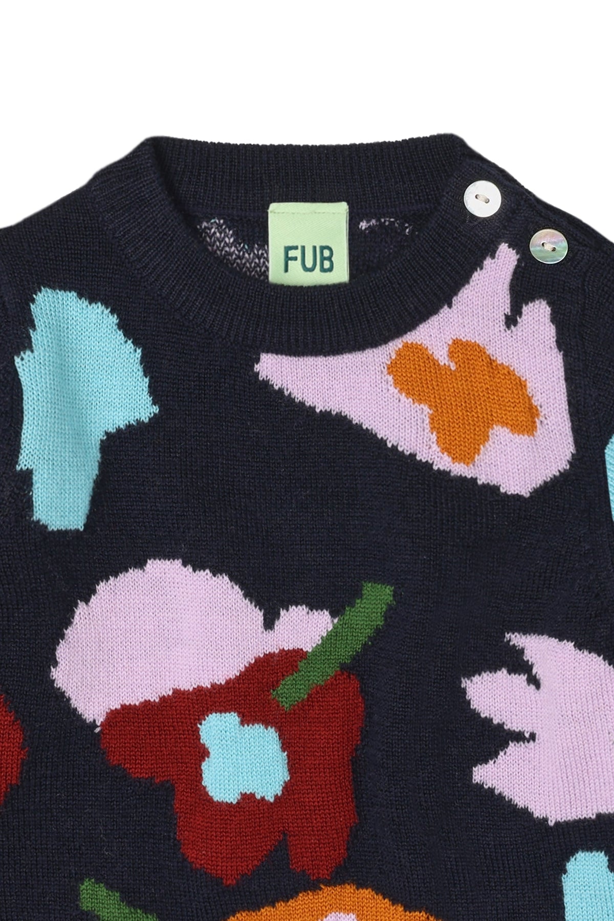 Baby Jaquard Sweater dark navy