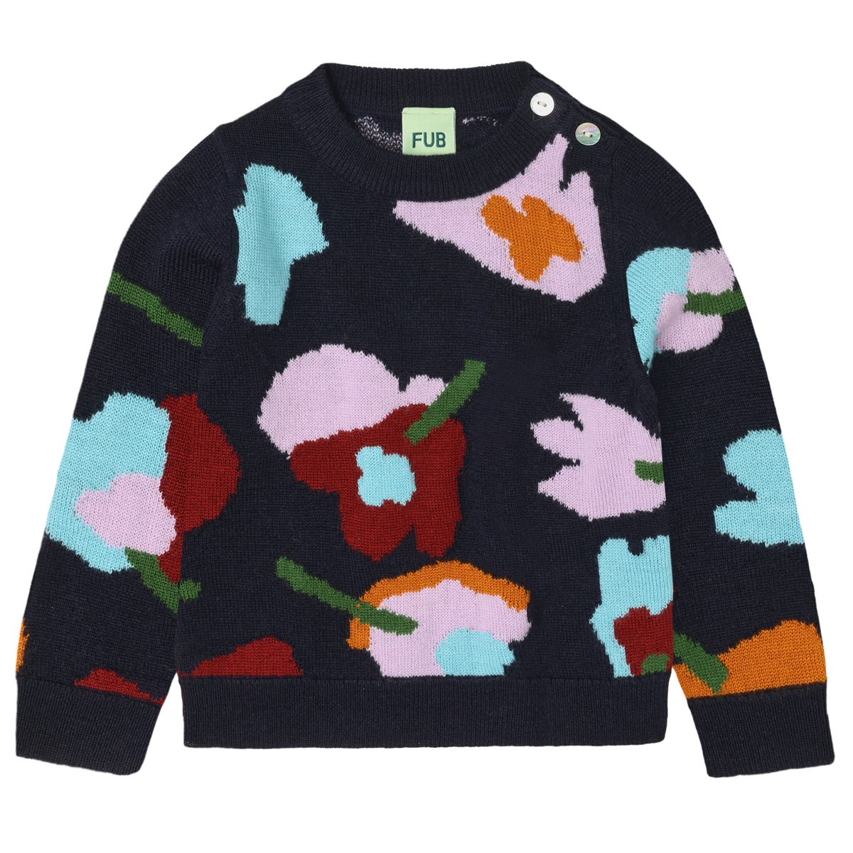 Baby Jaquard Sweater dark navy