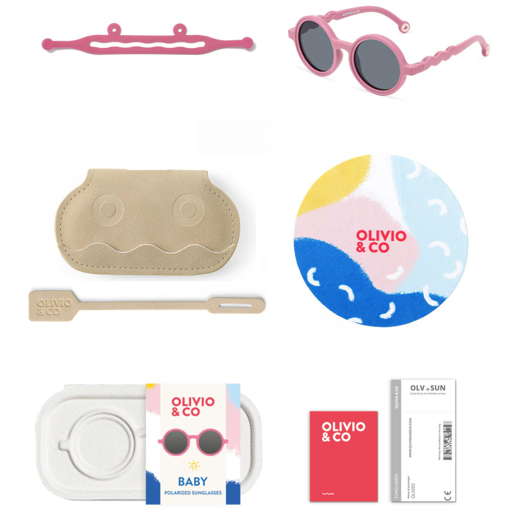 BABY Round Sunglasses-Flower Stall-Rock Rose 0-18m