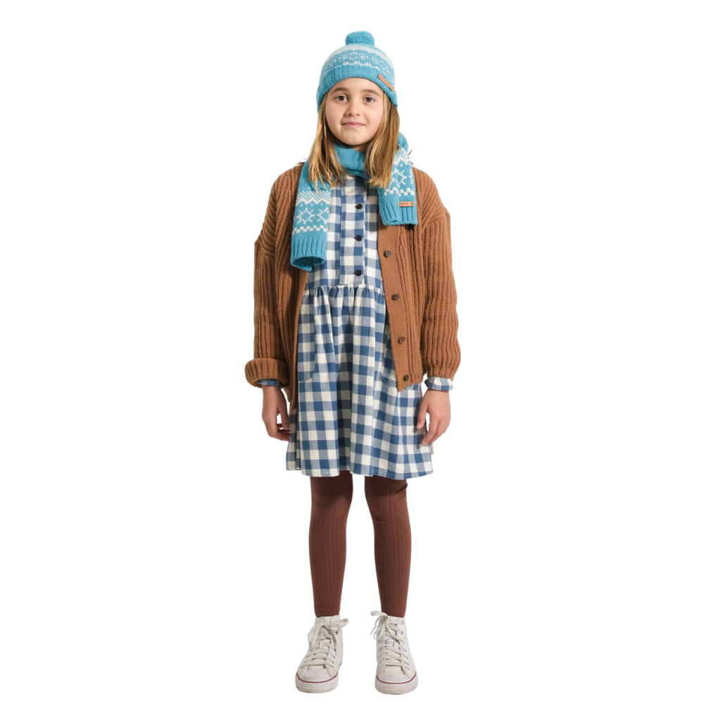 Kleid Blau &amp; Weiss kariert