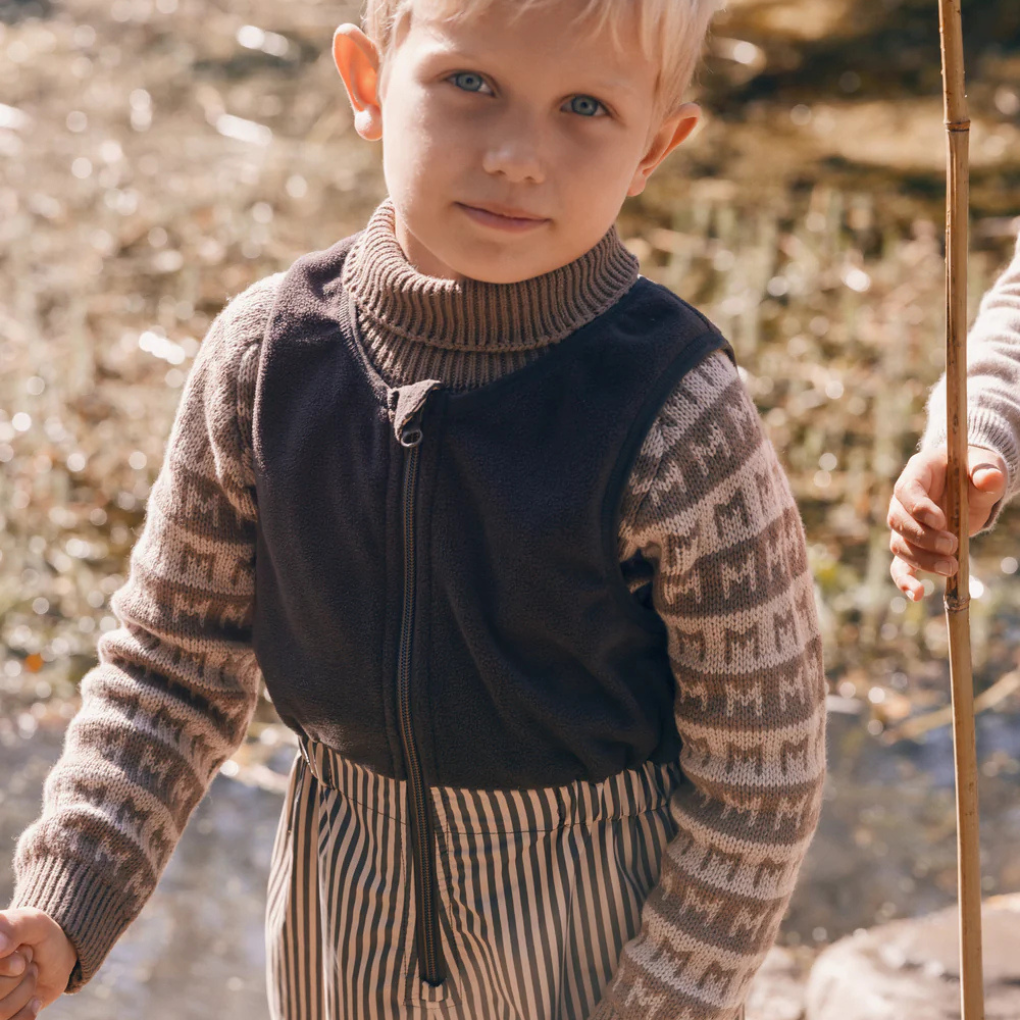 Obo Regenset gefüttert Brown Stripe