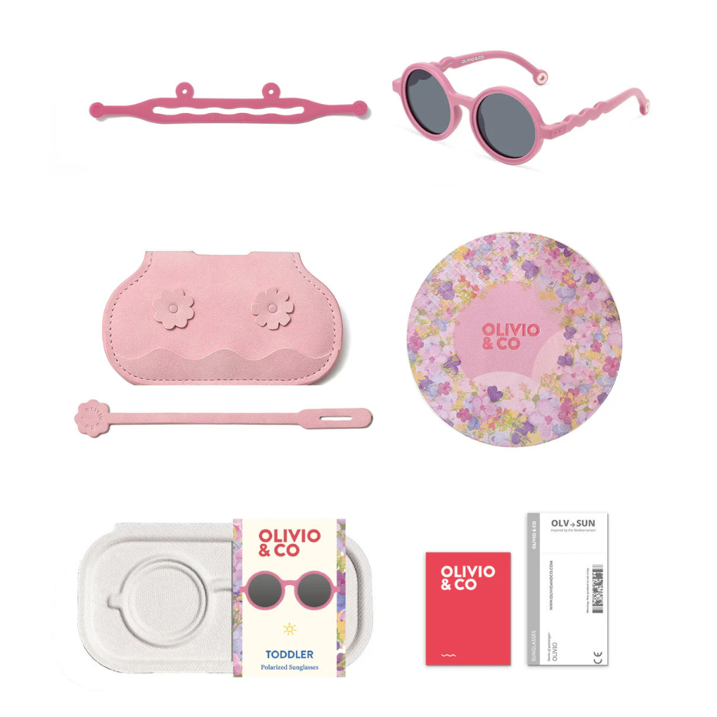 TODDLER Round Sunglasses-Flower Stall-Rock Rose 18-36m
