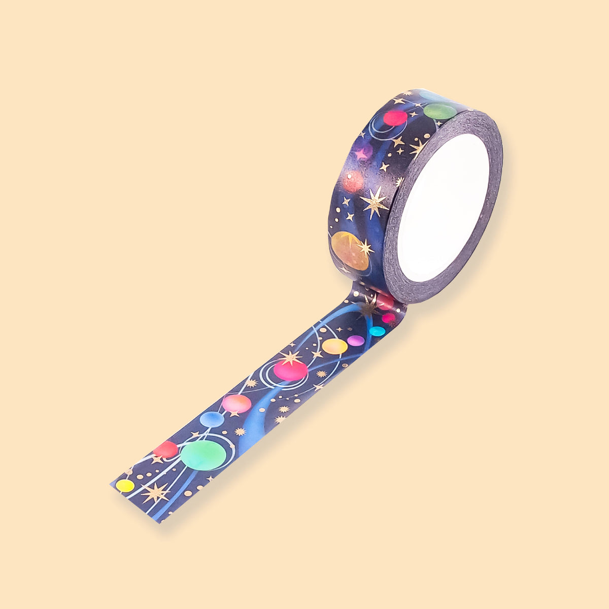 Endloses Goldfolie Washi-Tape Universum