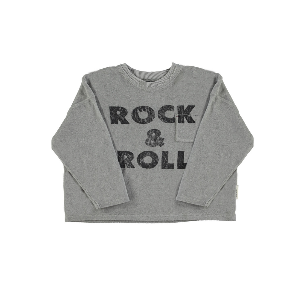 Frottee-Langarmshirt &quot;Rock &amp; Roll&quot;