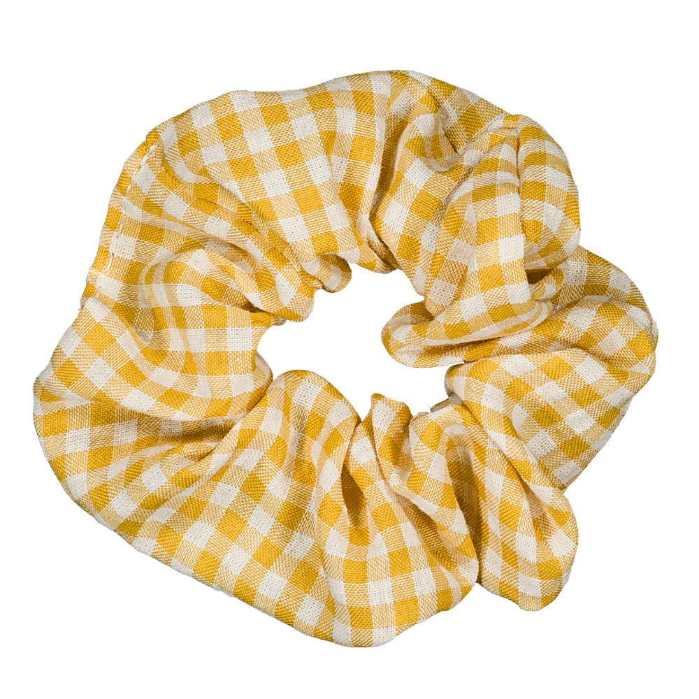 Scrunchy Vichy Gelb