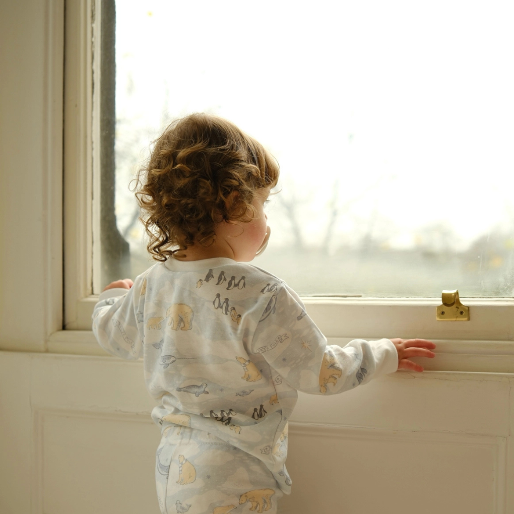 Klassischer Kinderpyjama Arktis