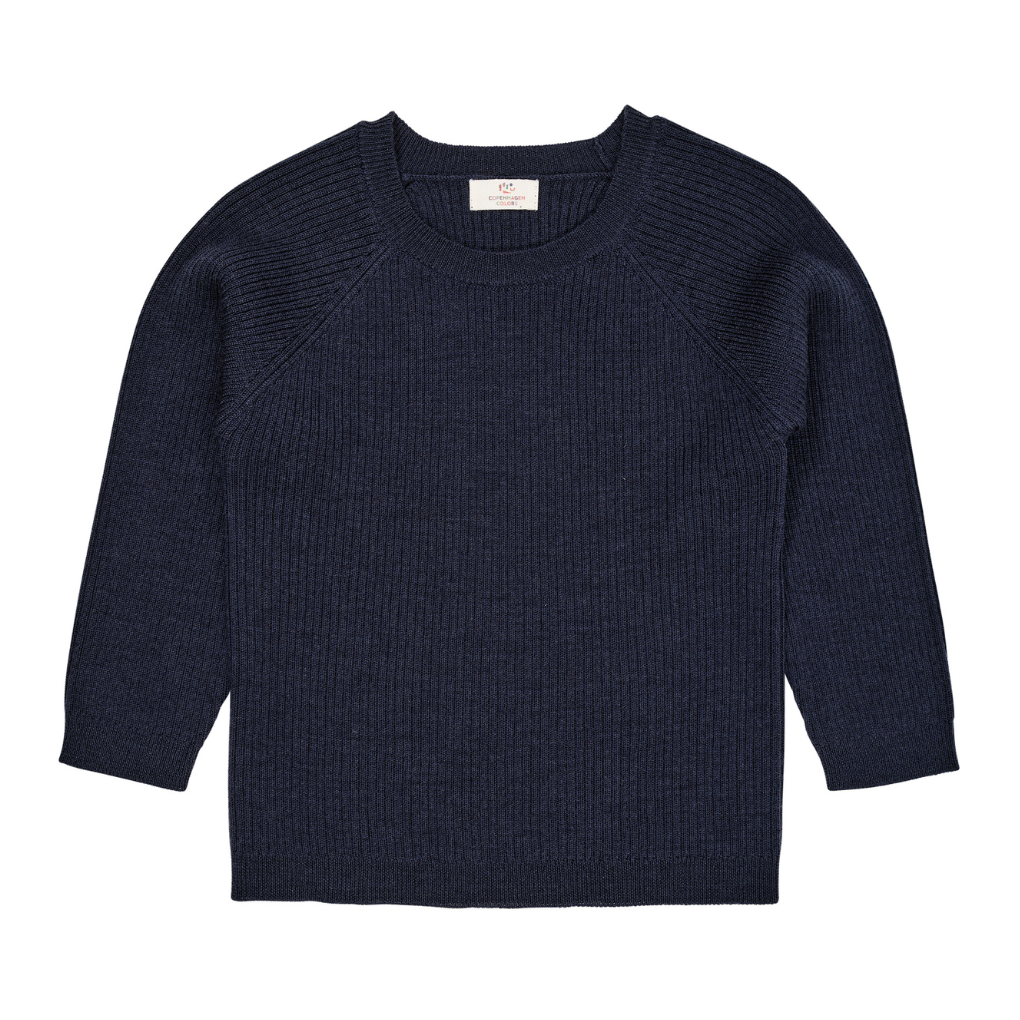 Merino Pullover Dunkelblau
