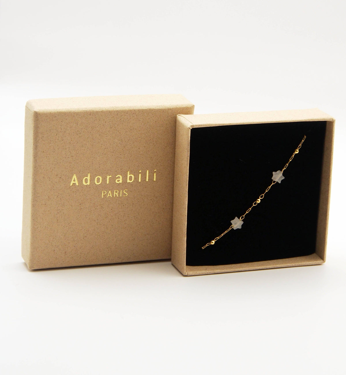 Sternen-Armband weiss