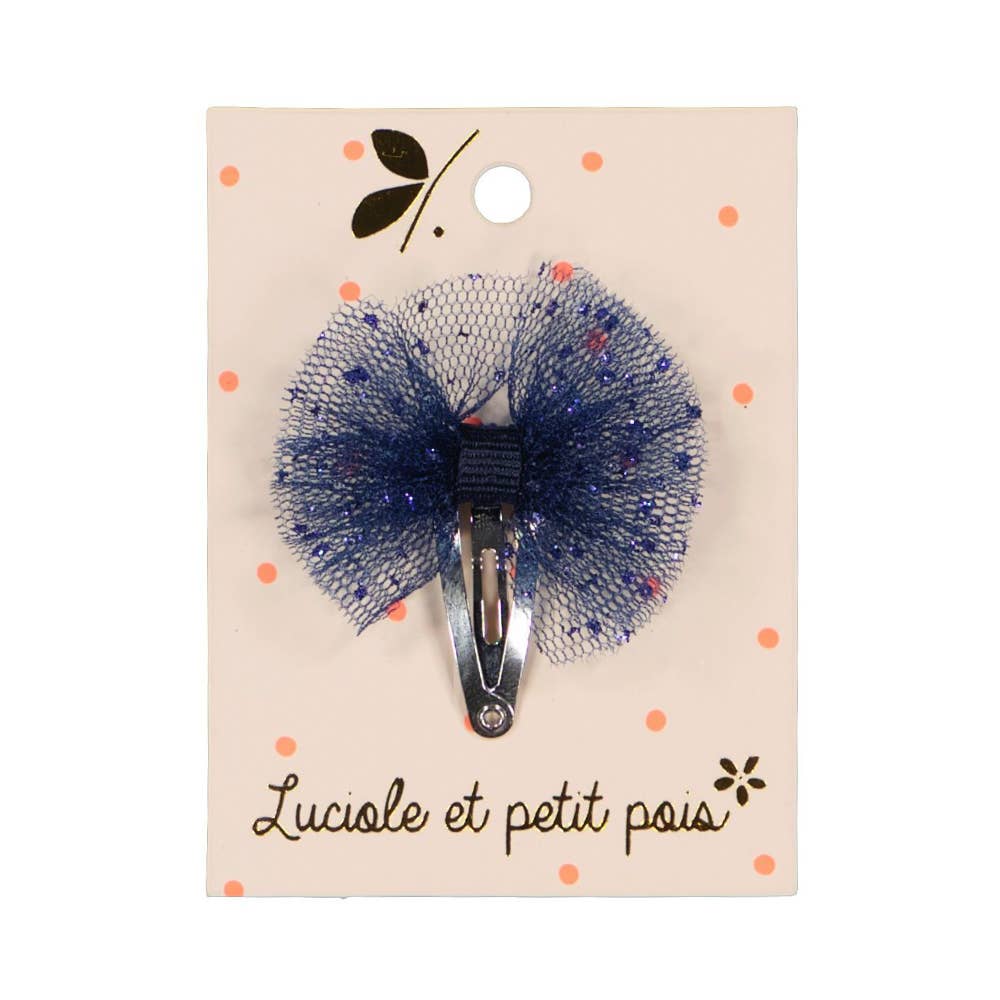Mini Tutu Haarspange - Nachtblau